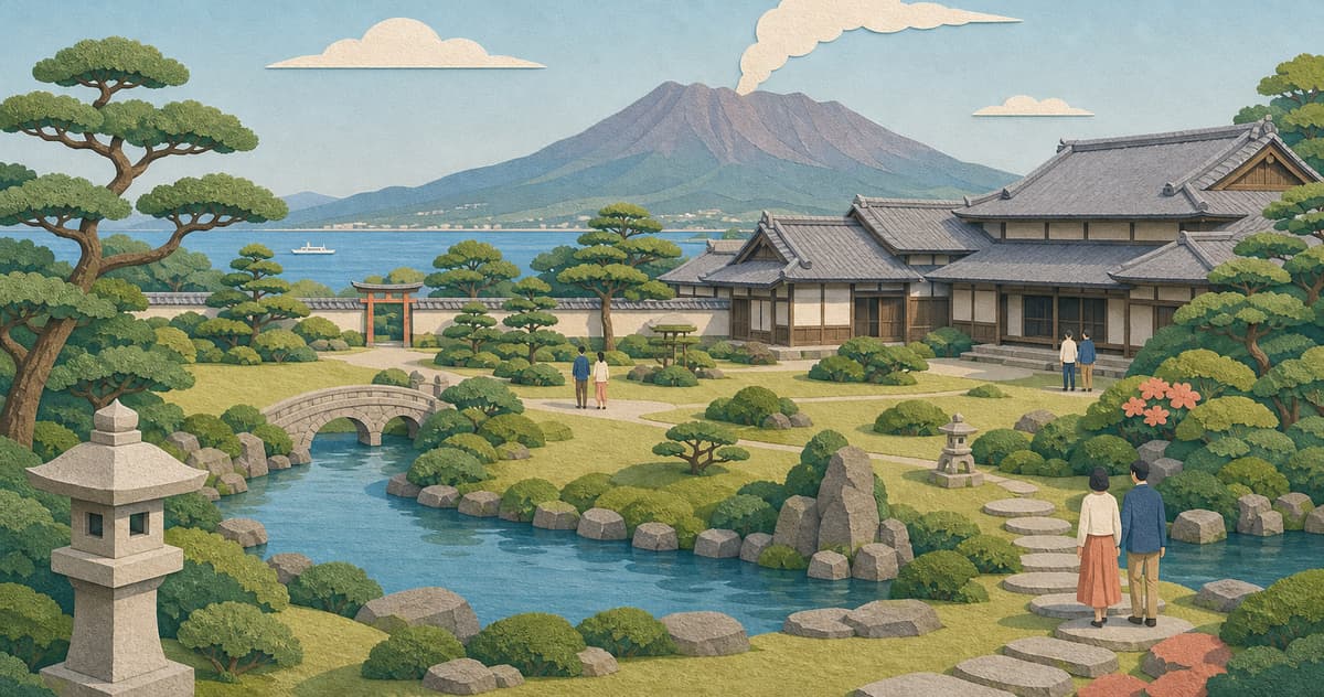 仙巌園（磯庭園） 停留所の写真
